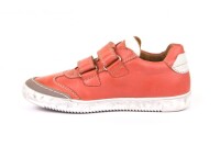 Froddo Halbschuhe Klett Stern korallenrot-wei&szlig;