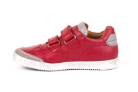 Froddo Halbschuhe Klett Stern feuerrot-wei&szlig;