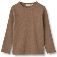 Stig Langarmshirt coffee melange - 110