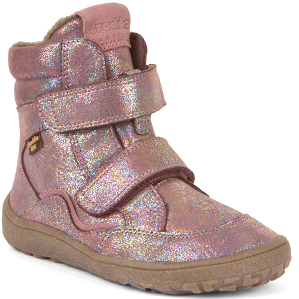 Barefoot Boots Winter Tex pink shine - 35