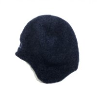 Jonas Ohrenm&uuml;tze Wollfleece Pl&uuml;sch marine - 46