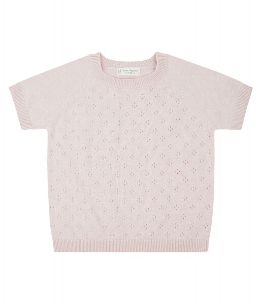Lucia T-Shirt Lochmuster rose