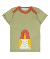 Tobi T-Shirt Vogel olivgr&uuml;n