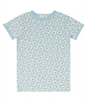 Kafka Sommer-Pyjama M&ouml;wen hellblau