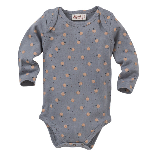 Body langarm Pusteblume blau - 74/80