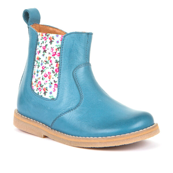 Chelsea Boots Blumen jeans
