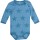 Body Langarm Sterne aqua
