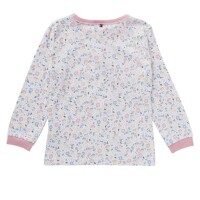 Pyjama Bl&uuml;mchen rosa-wei&szlig;