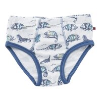 Slip Jungen Cham&auml;leon wei&szlig;