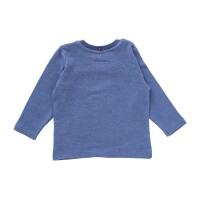 Shirt Langarm Frosch jeansblau melange