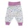Babyhose Blumenwiese Mäuschen weiß