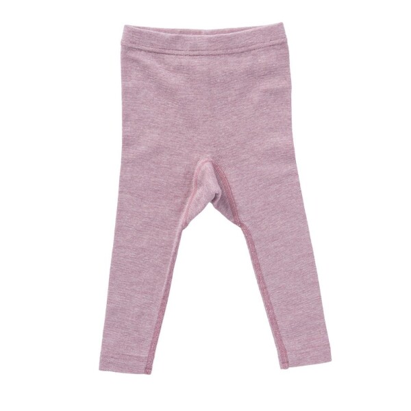 Leggings BW/Wolle/Seide rosa melange