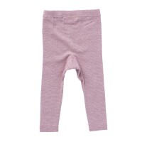 Leggings BW/Wolle/Seide rosa melange