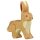 Holztiger Hase Ohren hoch