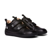Minimalschuh Leder Sneaker Lowcut Panther