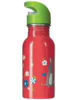 Splish Splash Trinkflasche Edelstahl Hasen &amp; Blumen
