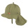 Sommerhut m. Nackenschutz BW/Leinen dill - 53