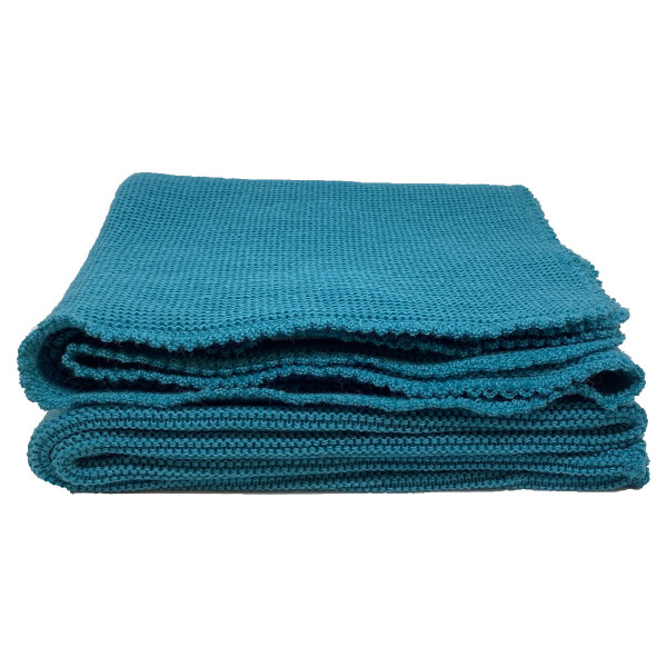 Wickeldecke 80x95cm Wolle karibik
