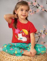 Sophie T-Shirt Katze mit Schirmchen rot