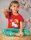 Sophie T-Shirt Katze mit Schirmchen rot