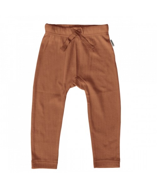 Babyhose Rib Solid Claystone - 74/80
