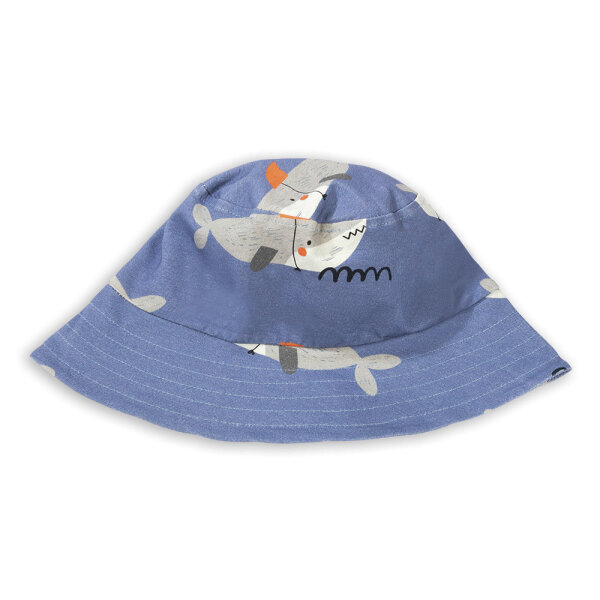Fischerhut Whale-Shark on blue - S