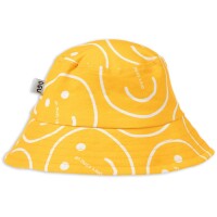 Fischerhut Orange Smiley - L