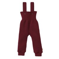 Strick-Tr&auml;gerhose cassis - 86/92