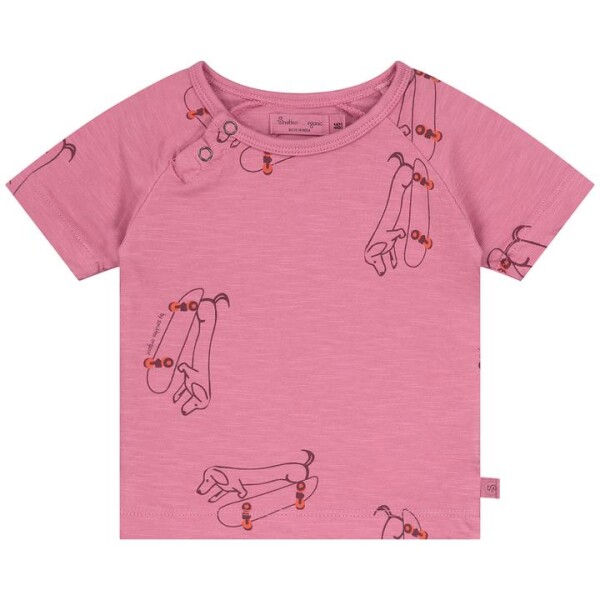 T-Shirt Skateboarding altrosa