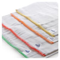 Kikko XKKO Prefolds 100% Baumwolle gebleicht