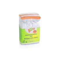 Kikko XKKO Prefolds 100% Baumwolle gebleicht