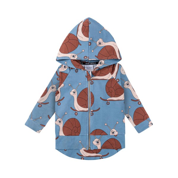 Kapuzenjacke SNAIL blue - 98/104