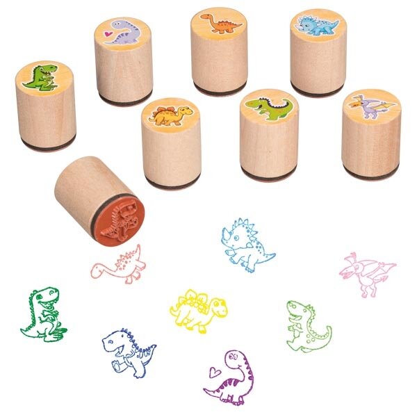 Stempel Dinosaurier sortiert