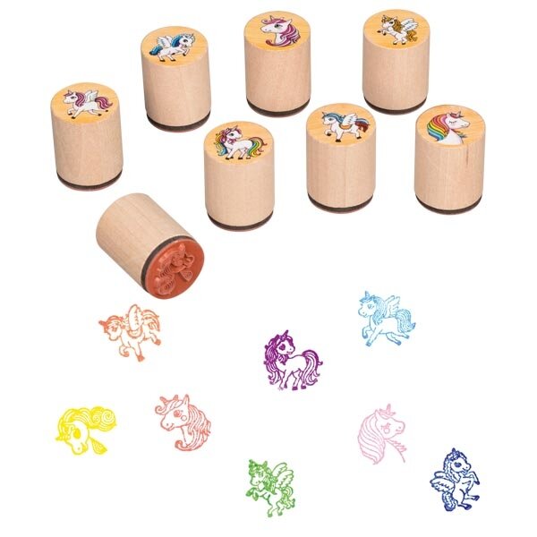 Stempel Einhörner sortiert