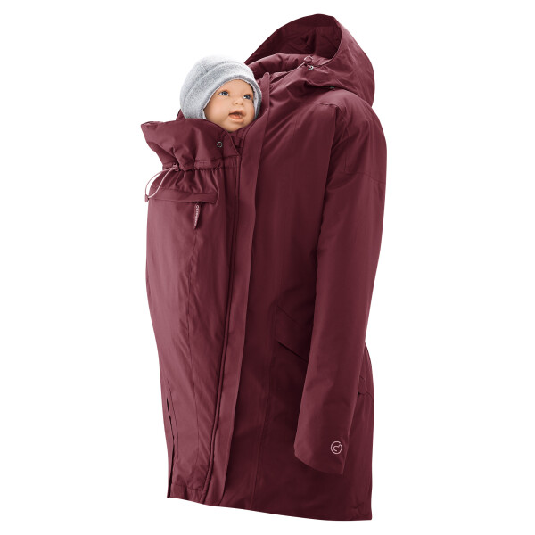Winter-Trageparka WinterWander beere - XS