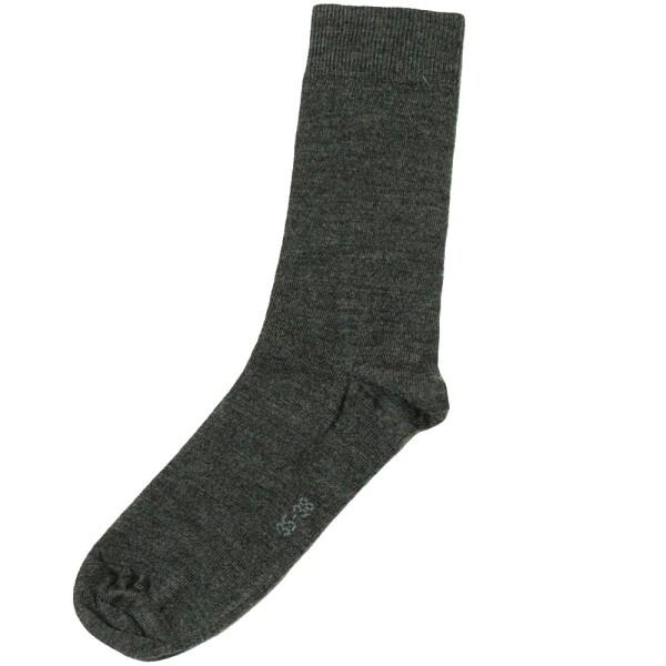 Wollsocken light anthrazit - 31-34