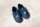 Amigo Lederpuschen mit Kreppsohle tobago blau