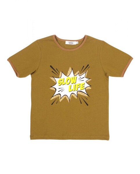 T-Shirt Slow Live khaki