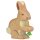 Holztiger Hase mit Karotte