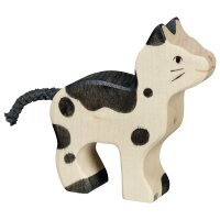 Katze klein schwarz-weiß