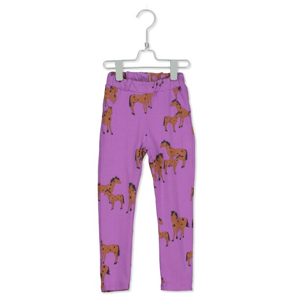 Jeggings Horses violet - 98/110