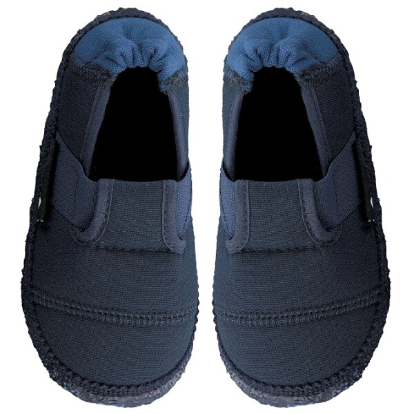 Hausschuhe Klette blau - 33