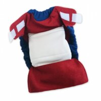 Hu-da Woll-Klett&uuml;berhose blau