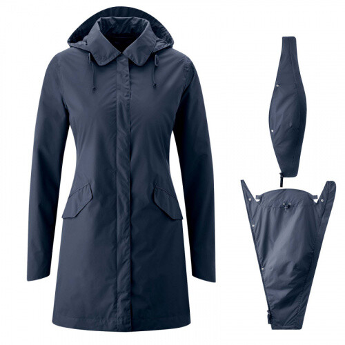 Regen-Tragemantel Dublin navy - S