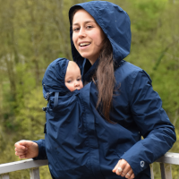 Regen-Tragemantel Dublin navy - S