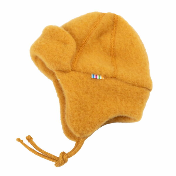 Mütze Wollfleece gelb - 54