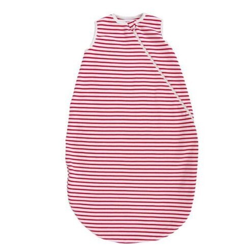 Sommer-Schlafsack o. Arm rot gestreift