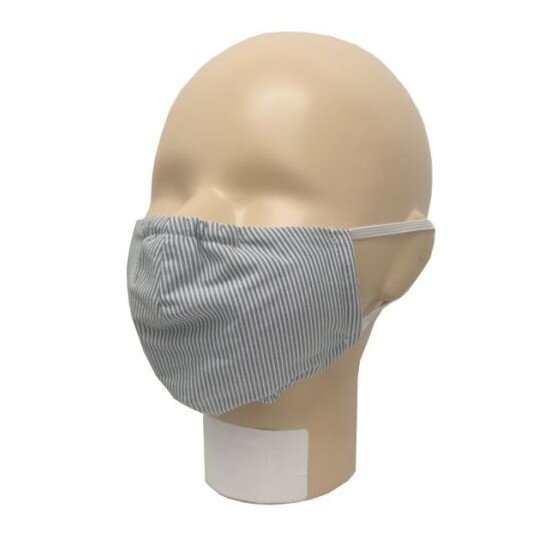 Mund-Nasen-Maske Fine Stripe Blue
