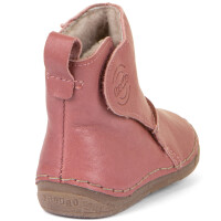 Paix-Winter Boots Lammfell dark pink - 23