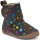 Paix-Winter Boots Lammfell black stars - 24